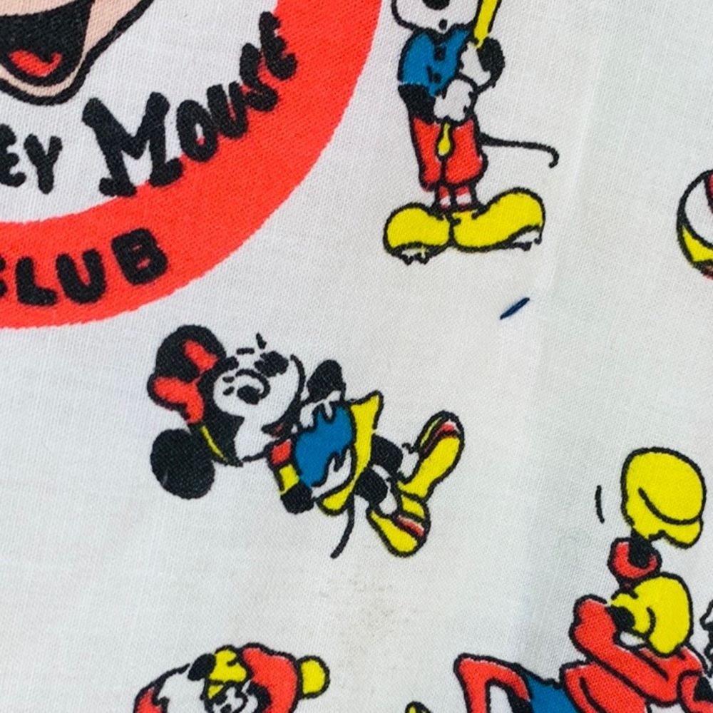 Vintage Handmade Patchwork Mickey Mouse Disney Baby Blanket - Picture 5 of 10